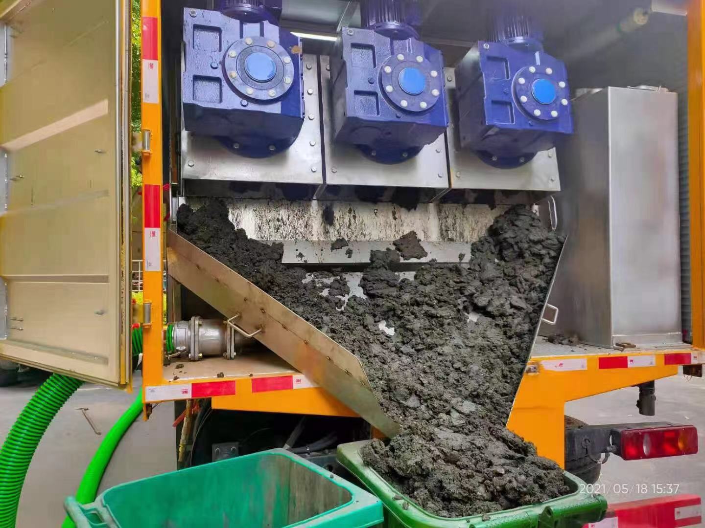 来安化粪池清掏城市维护站-泥浆净化干湿分离处理